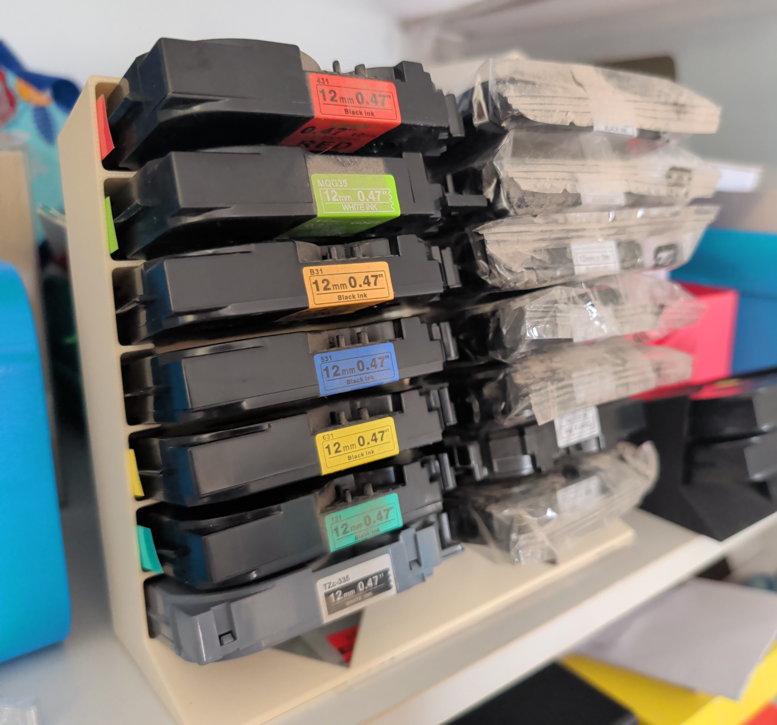 Brother P-Touch TZe Label Tape Tower