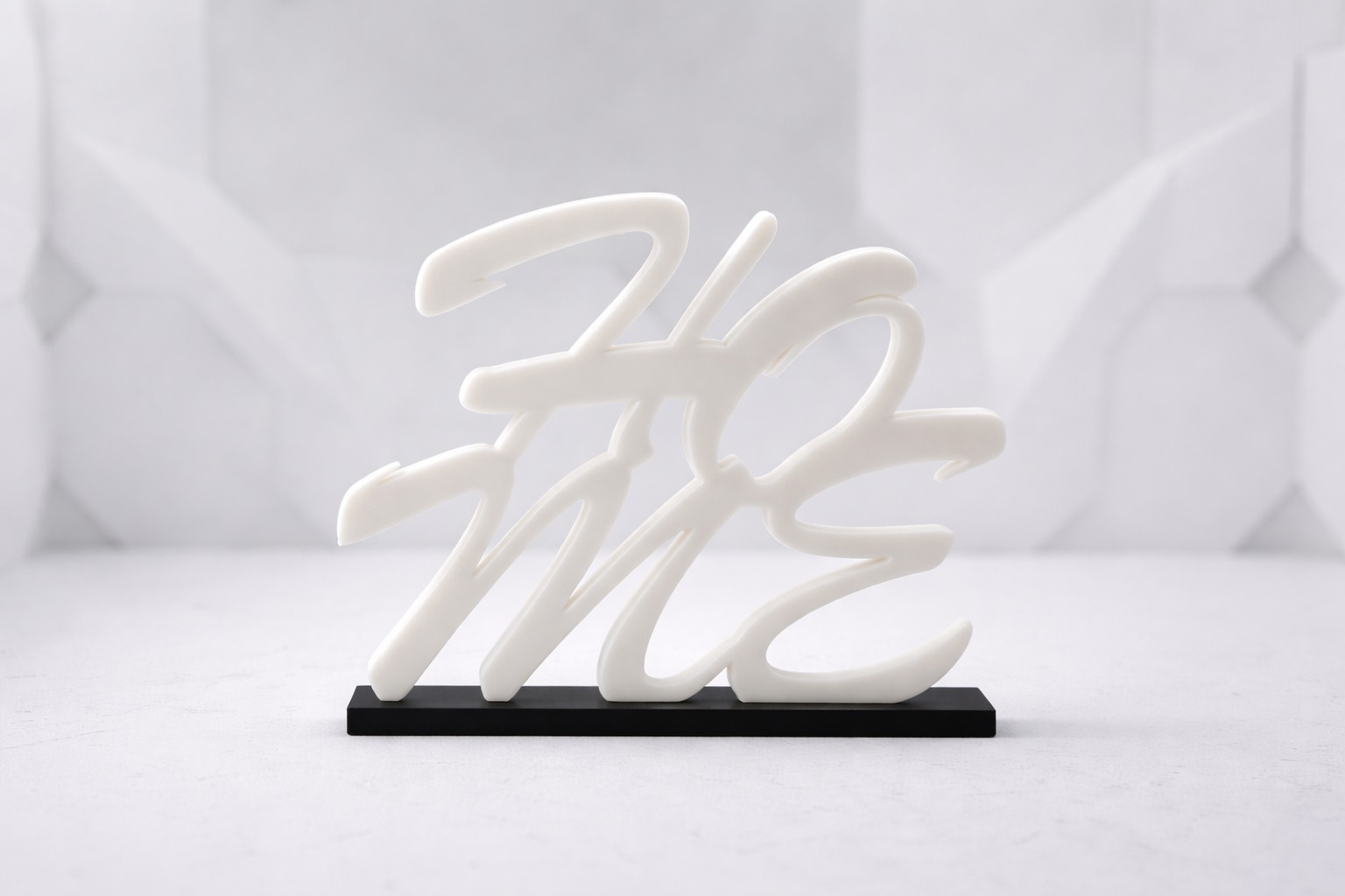Home Namensschild mit Standfuß – Modernes Design