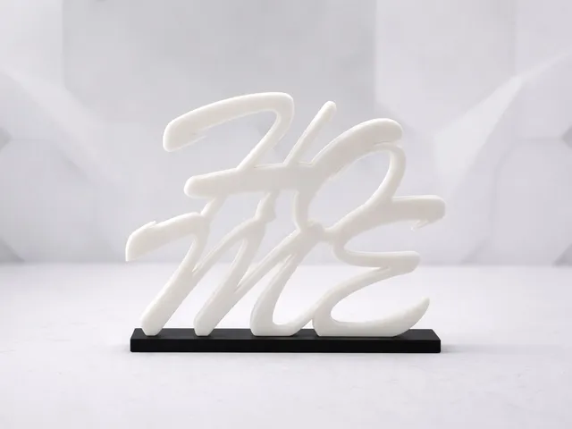 Home Namensschild mit Standfuß – Modernes Design
