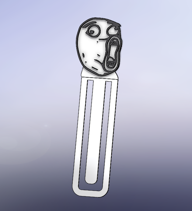 Lol meme bookmark