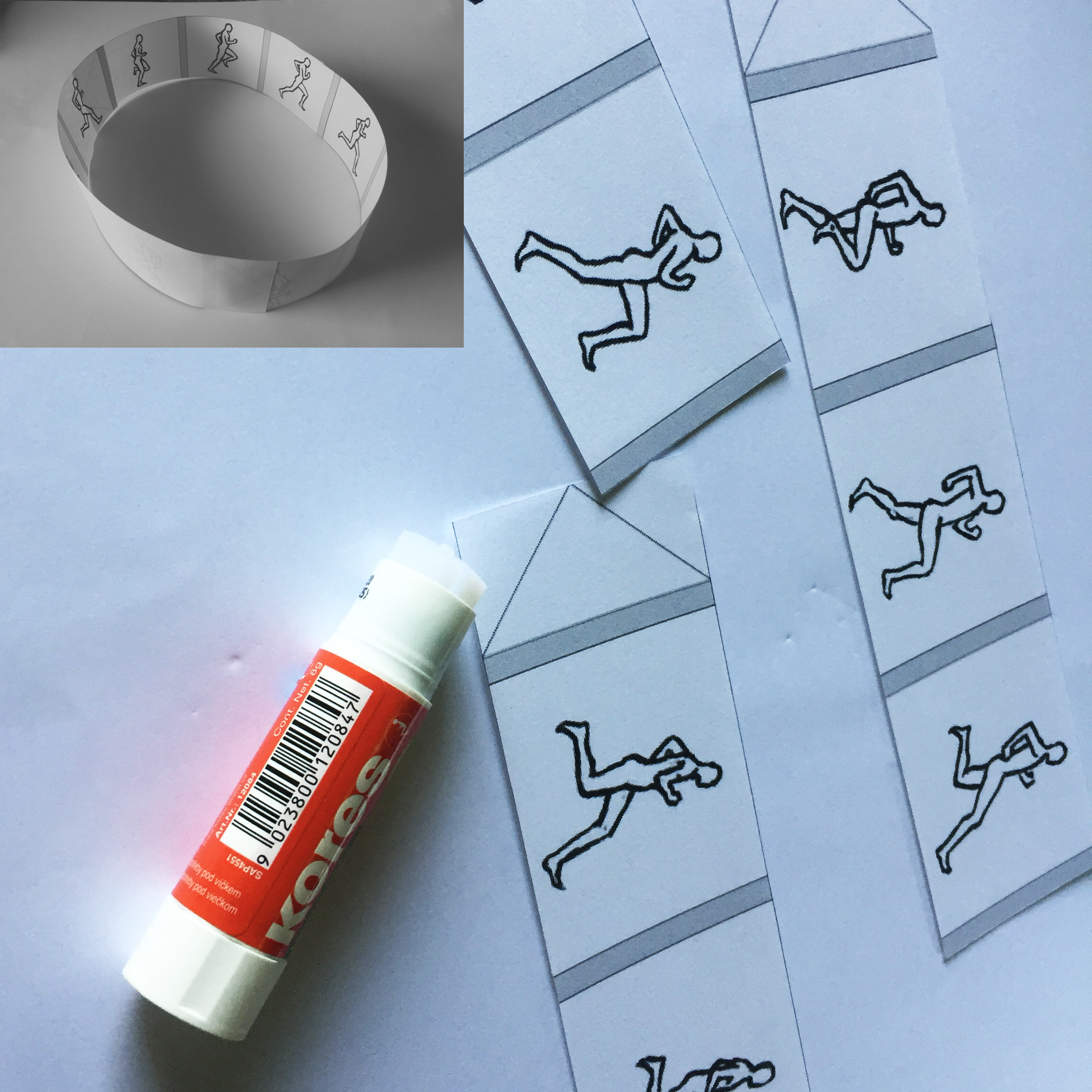 ZOETROPE VINTAGE ANIMATION BARREL RETRO MOTION PICTUR by Dominik