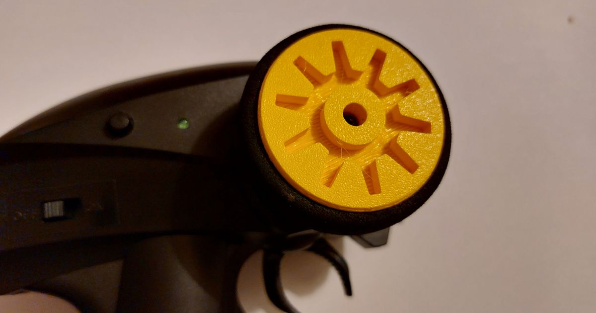 Replacement steering wheel for RC car by Repoholy Download free STL