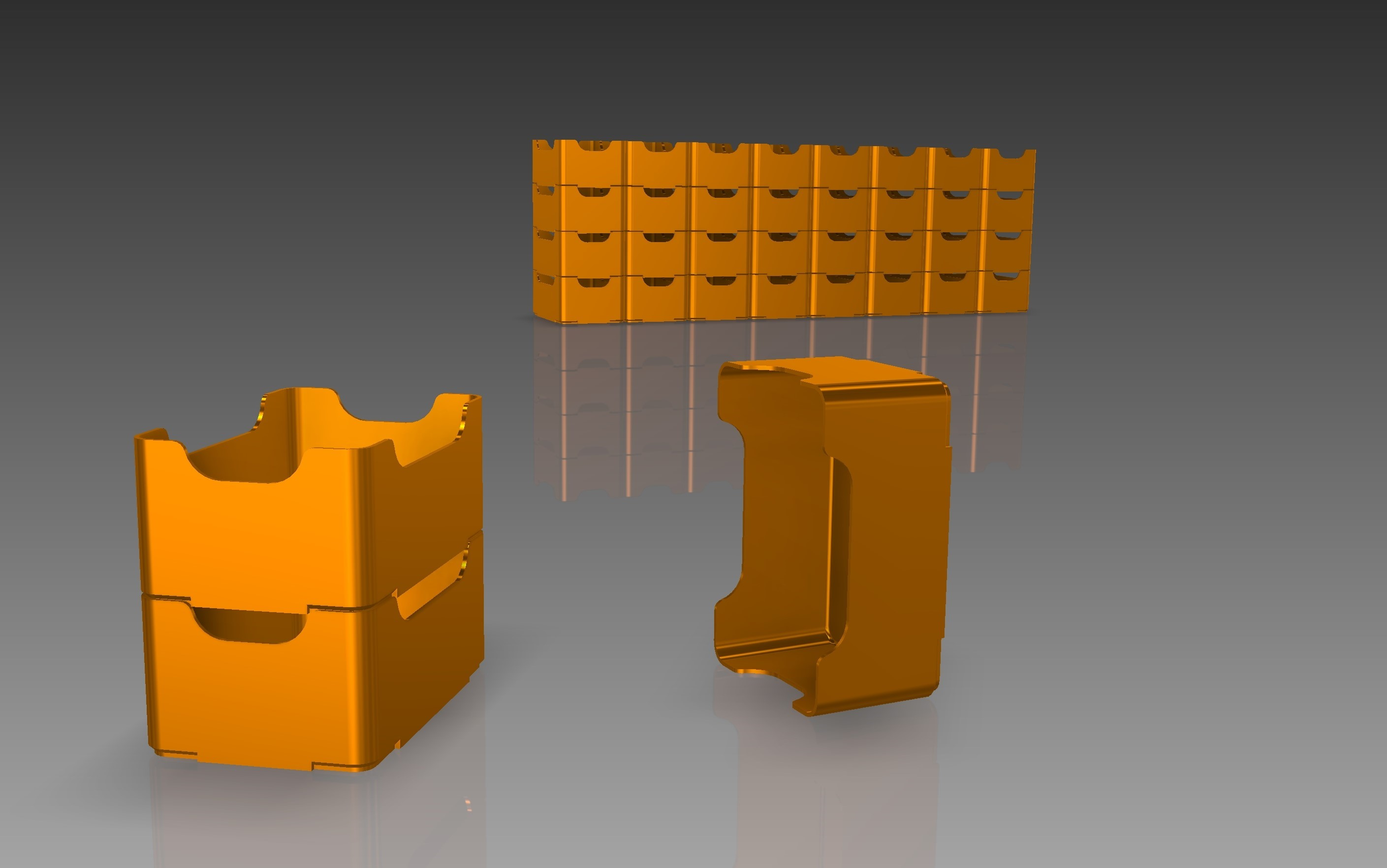 Storage box 150x100x65 stackable