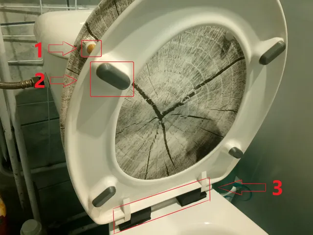 Toilet seat repair kit,slow-fall board.