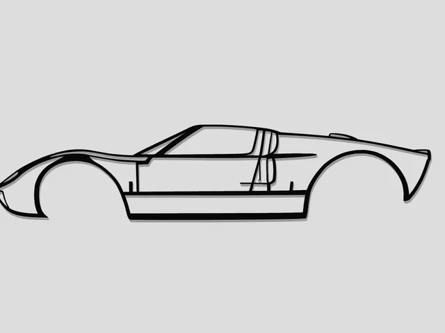 ford GT 2d Wall art