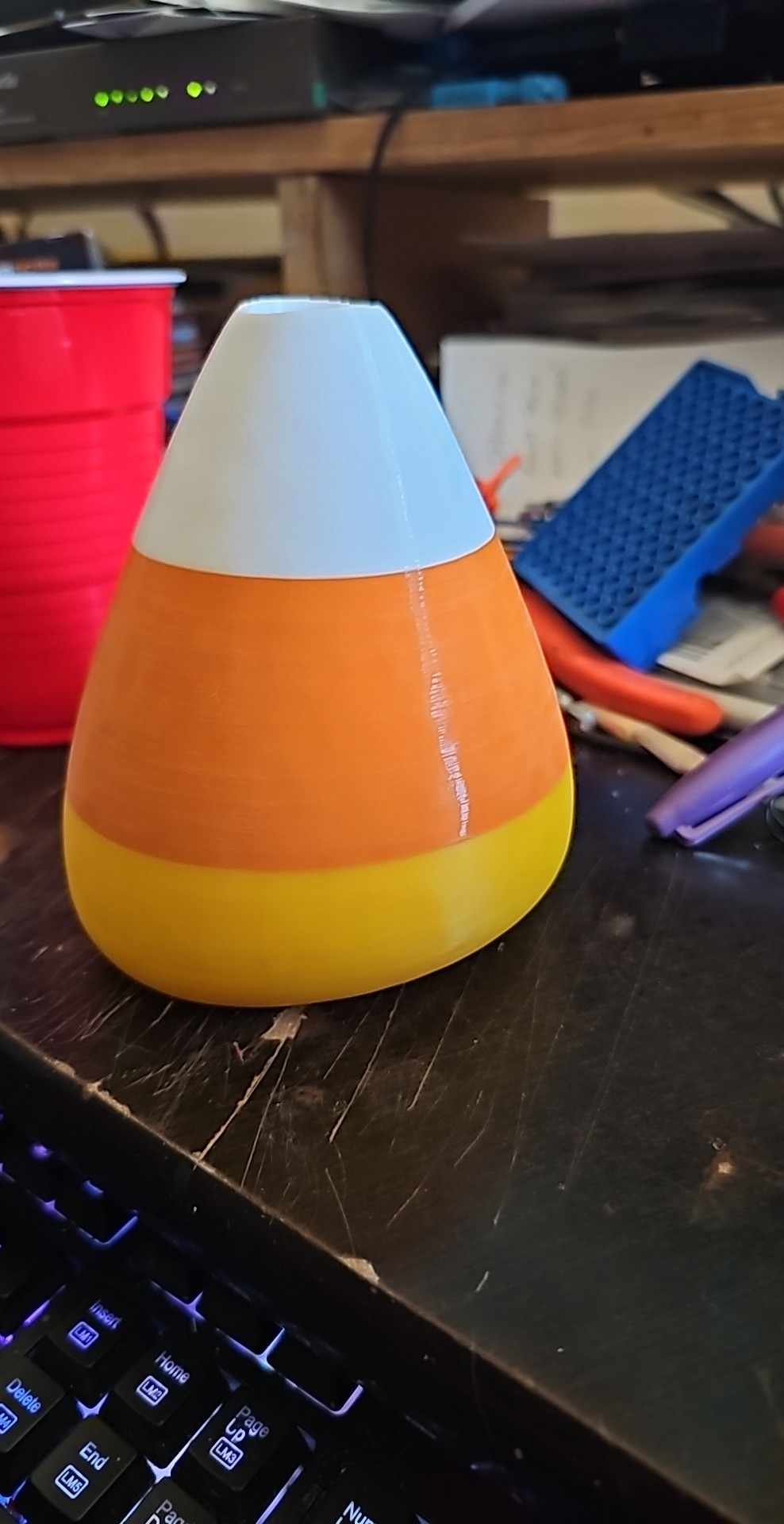 Candy corn holder