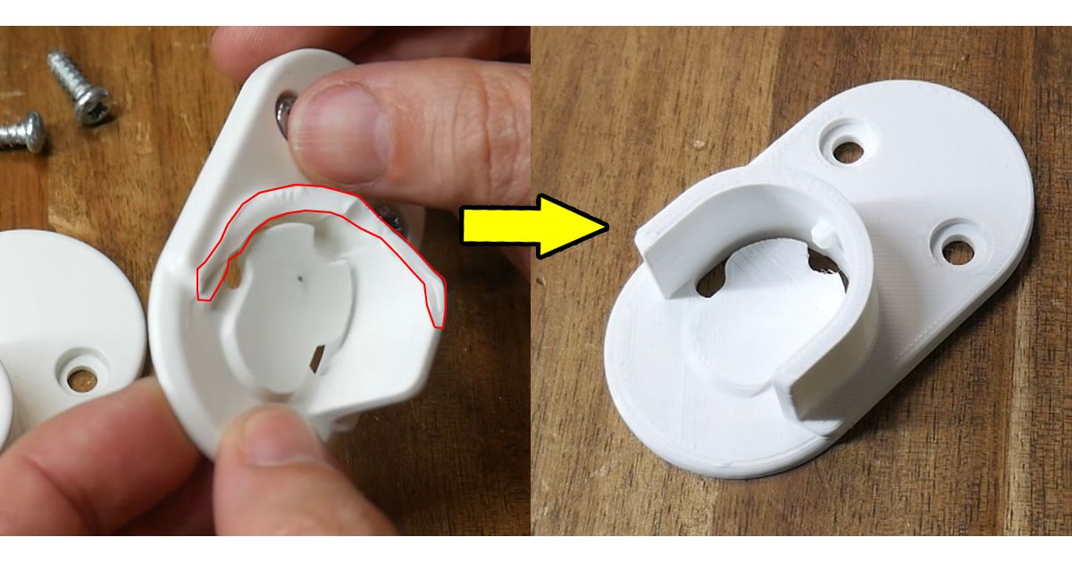 IKEA Wardrobe replacement bracket by TeachingTech Download free STL