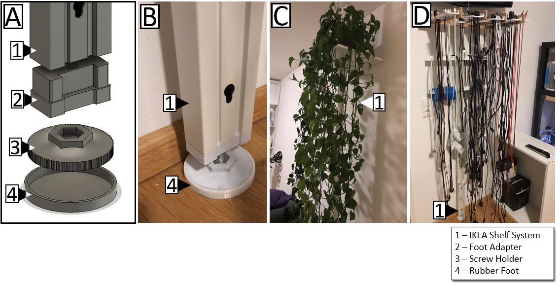 IKEA Shelf System Replacement by JK Download free STL model