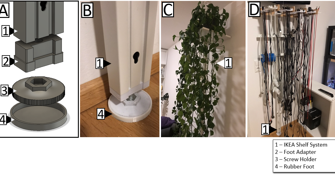 IKEA Shelf System Replacement by JK Download free STL model