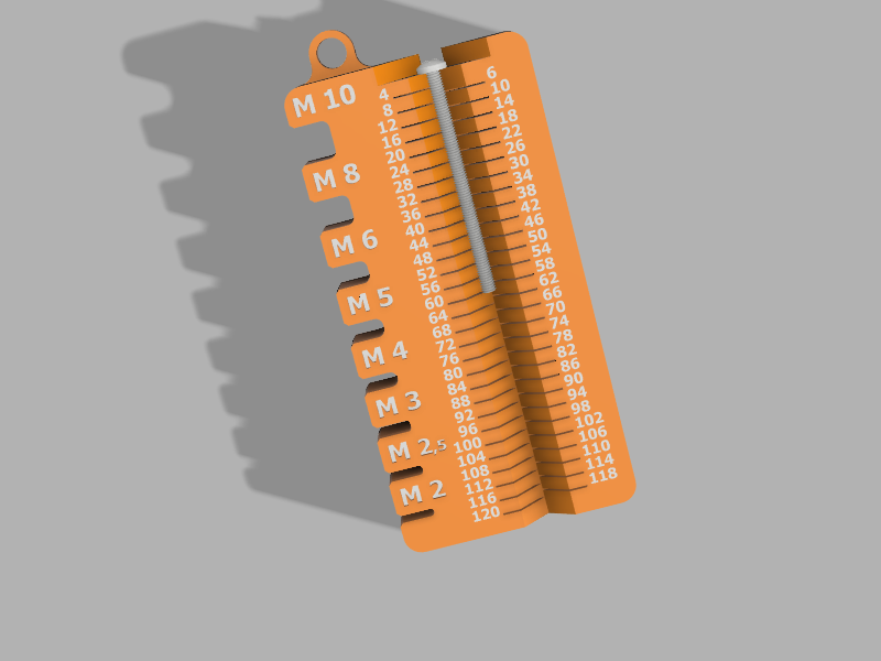 Screw measuring tool MMU