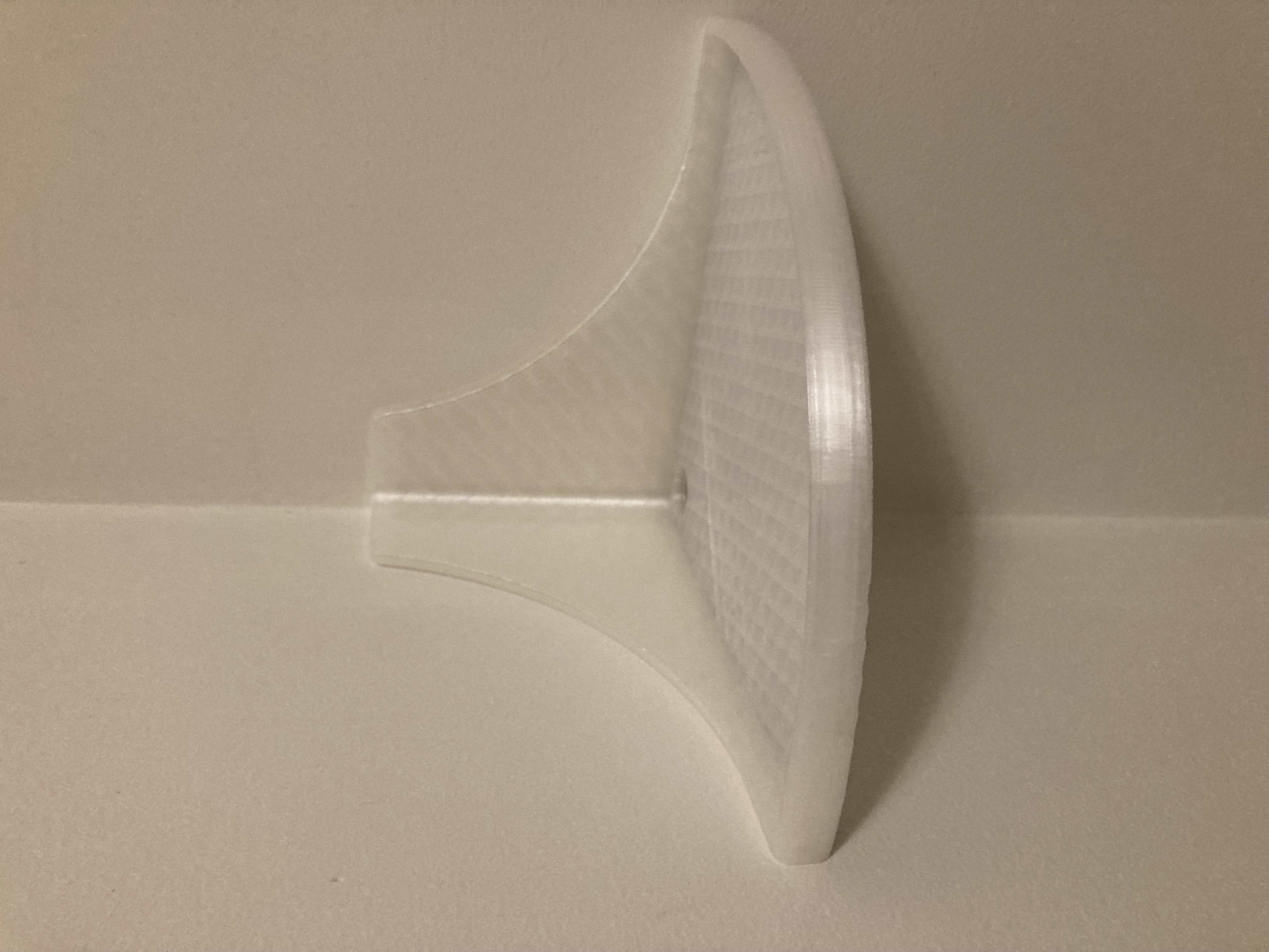 Corner Wall Shelf with Cord Slot