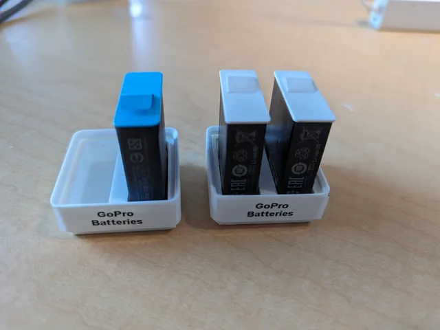 Gridfinity 1x1 GoPro Hero 10/11 Battery Holder