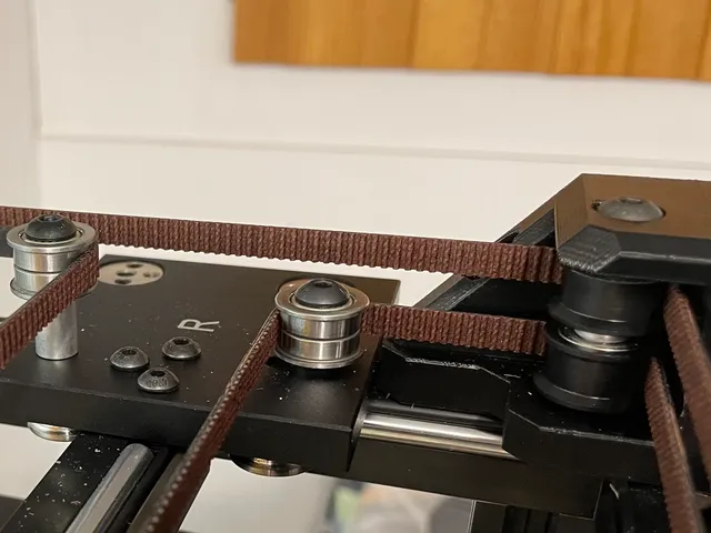 X5SA Pro Y-Axis endstop and reinforced pulley mount.