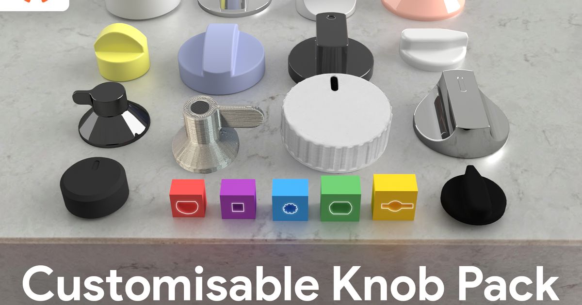 Ultimate DIY Replacement Knob Pack (for Samsung, Smeg, Toyota & More