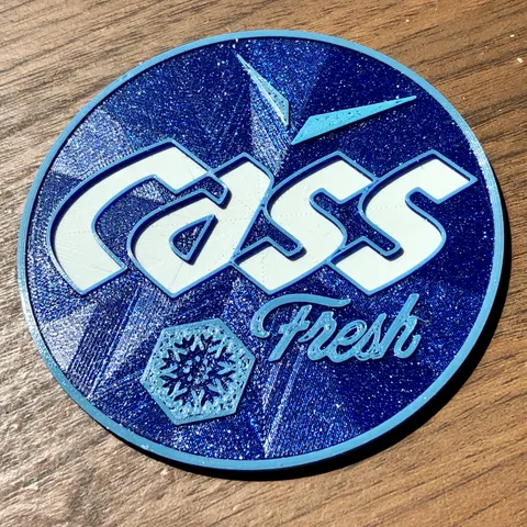 Cass Beer Coaster - South Korea