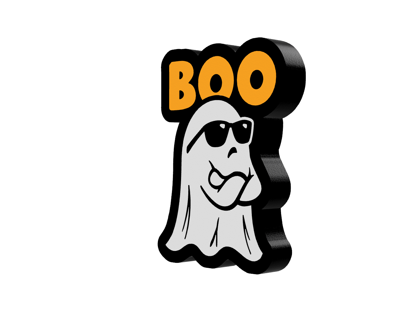 Halloween Boo Ghost Lamp By Threedimensions Download Free Stl Model