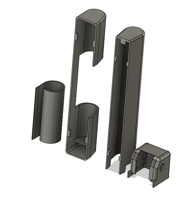 Cover for window hinges / Abdeckung für Fenster Scharniere