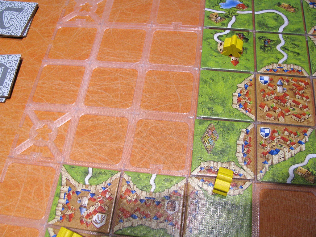 Carcassonne 3x3 Tile Grid & Holder