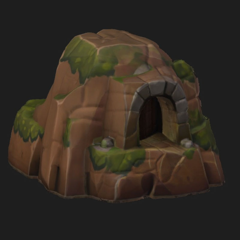 DND Terrain Cave FDM Supportfree Printing Easypain