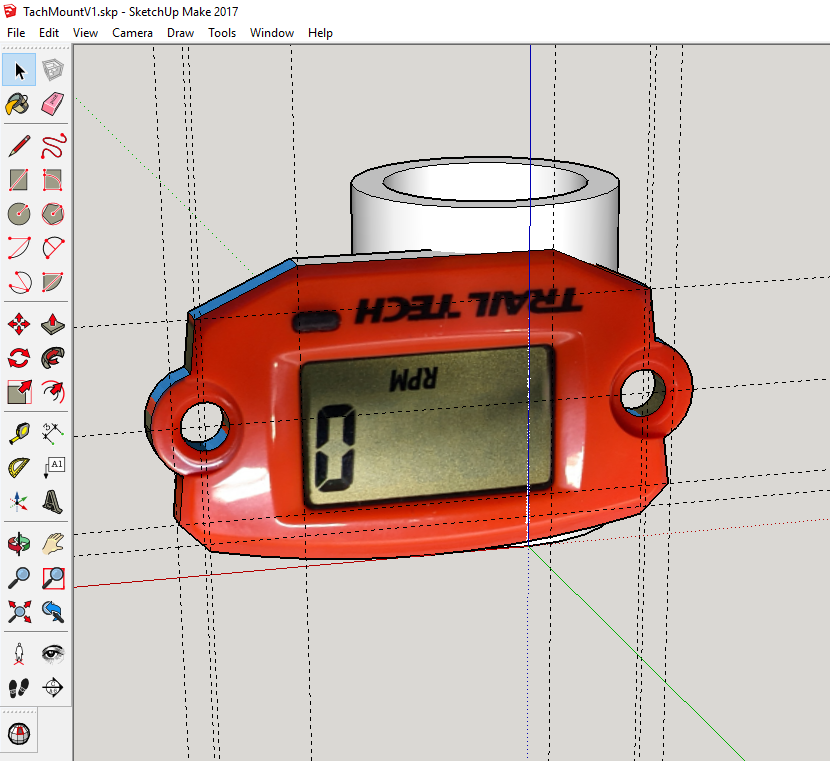 TrailTech TTO Mount for Kangook Paramotor Throttle