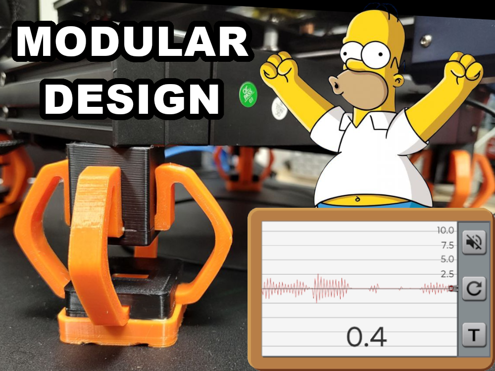 Modular Vibration-reducing Legs with Antishock Sock