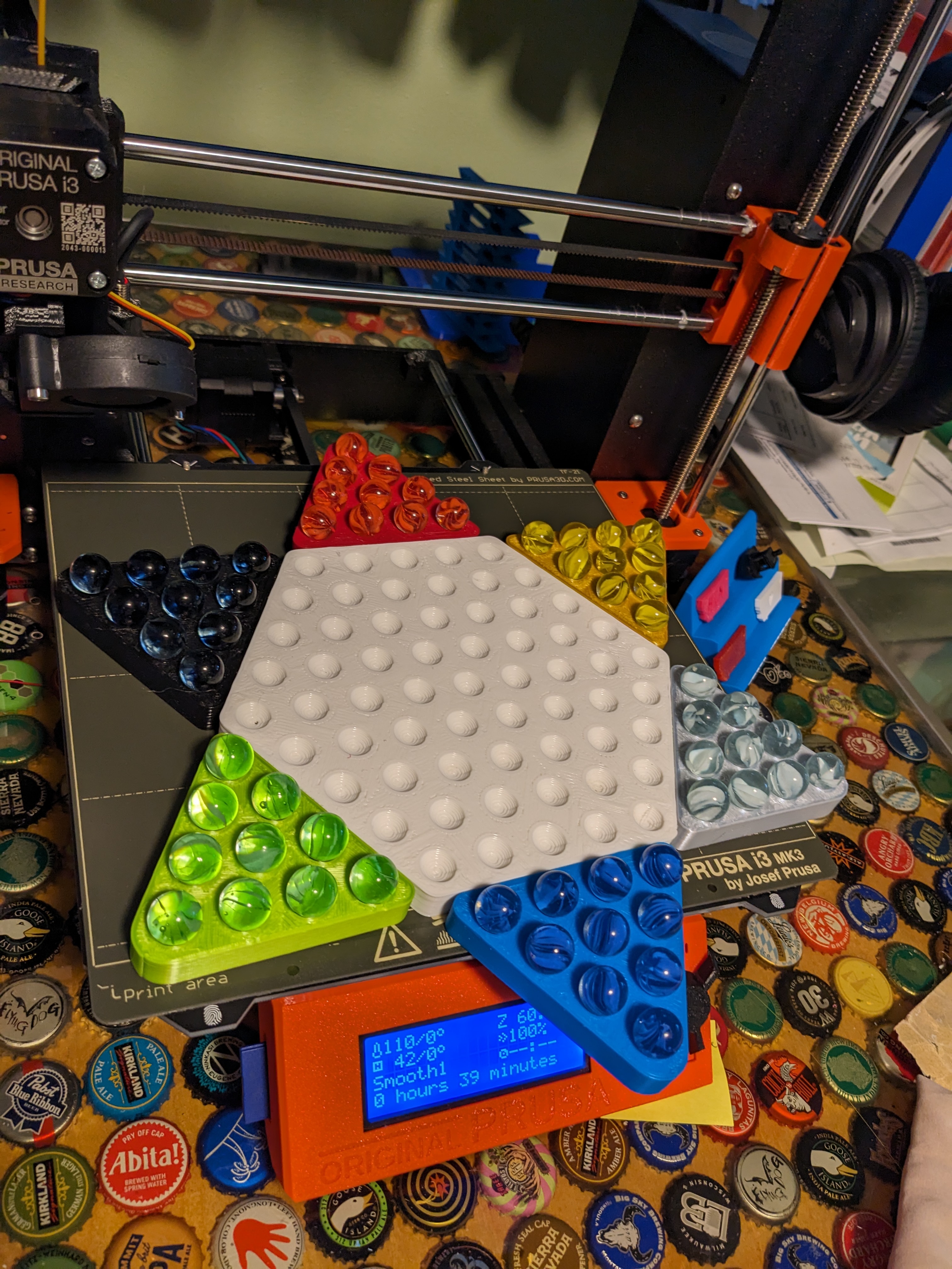 Chinese Checkers Game Board