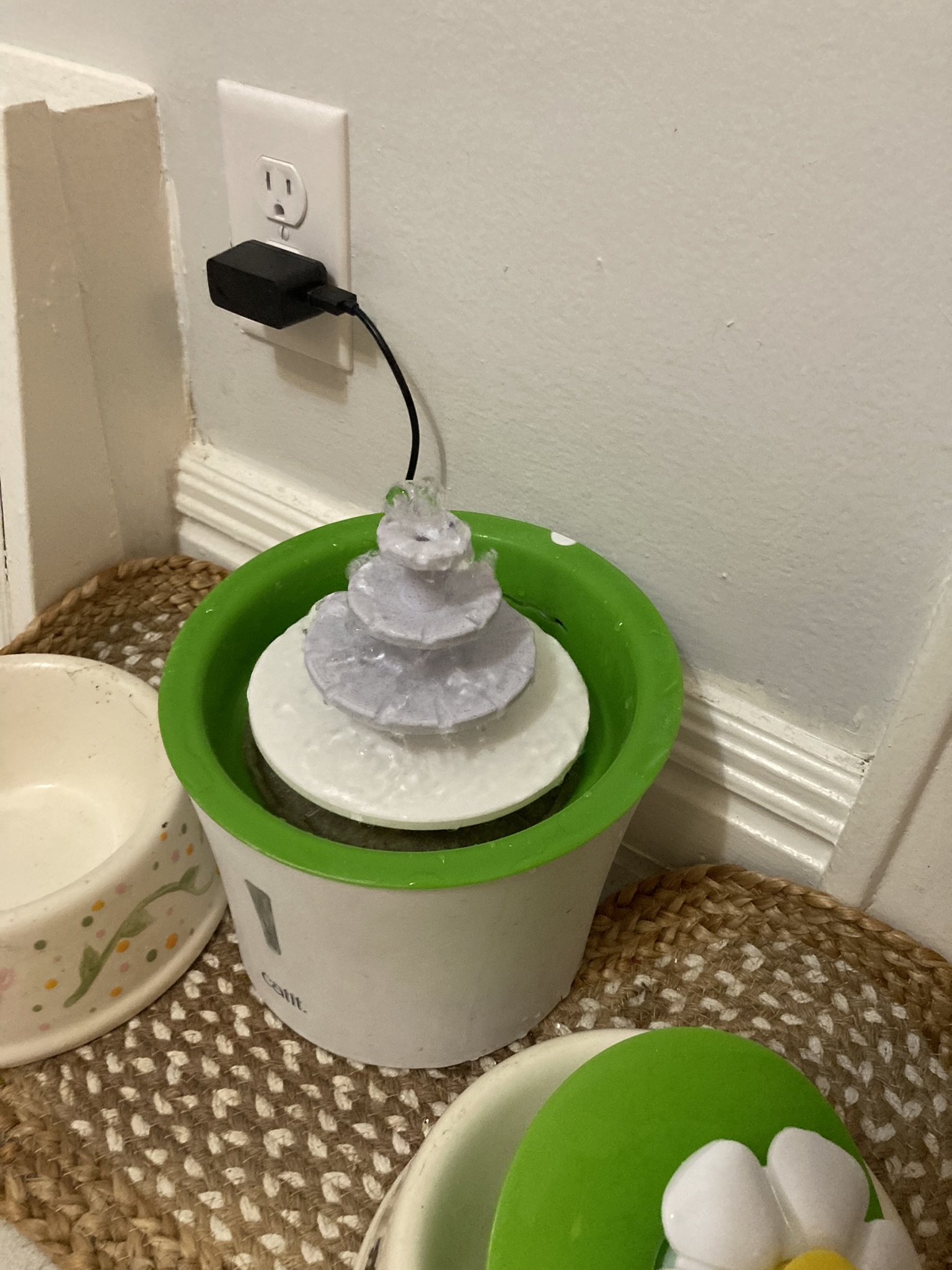 Cat Water Fountain Top Replacement by kanhelf Download free STL model