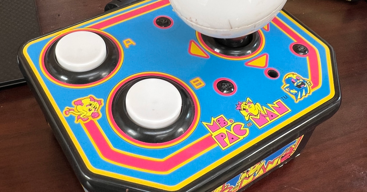 Ms. Pacman plug and play joystick replacement by Boomerguy | Download ...