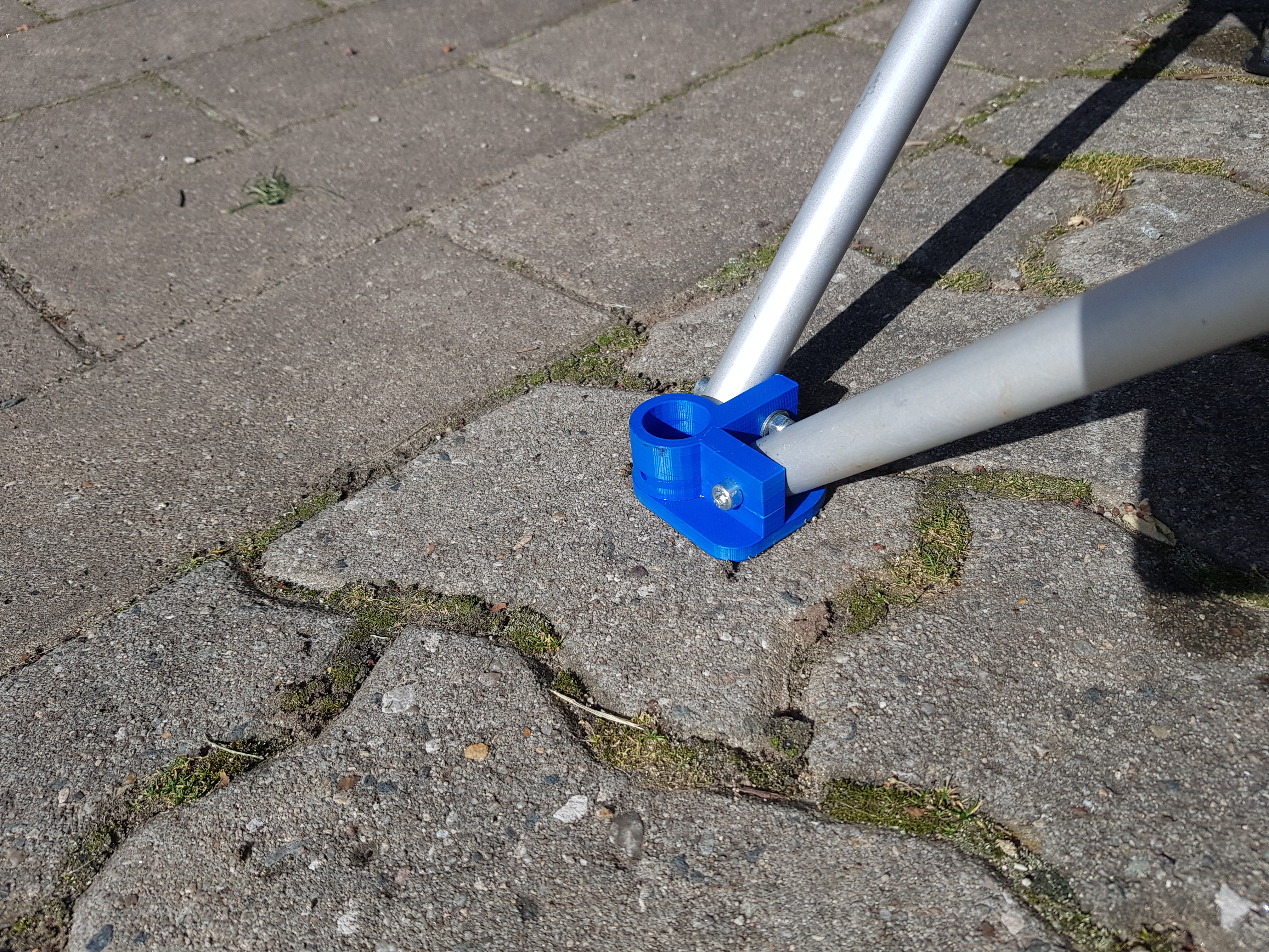 Fuß / oberes Gelenk für Aluminium Campingstuhl/Klappsessel MAC Sports