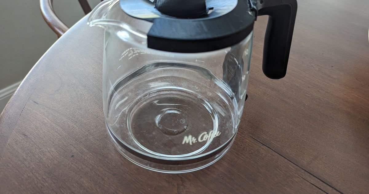 Coffee Pot Replacement Lid (Mr Coffee) by Kagman Download free STL