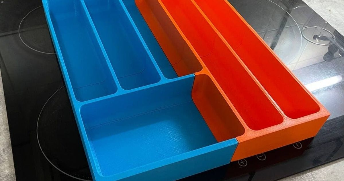 Custom Cutlery Tray by LuisZMaker Download free STL model