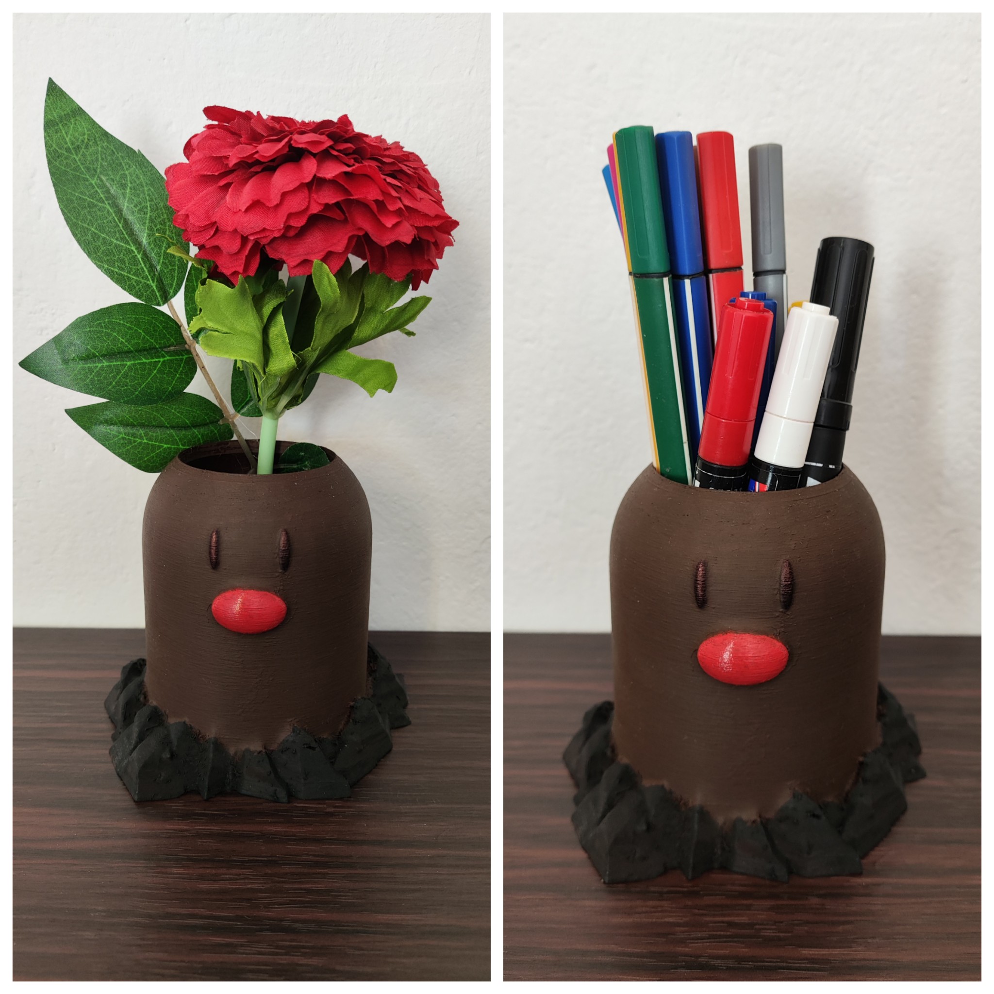 Diglett and Dugtrio Flower Pots