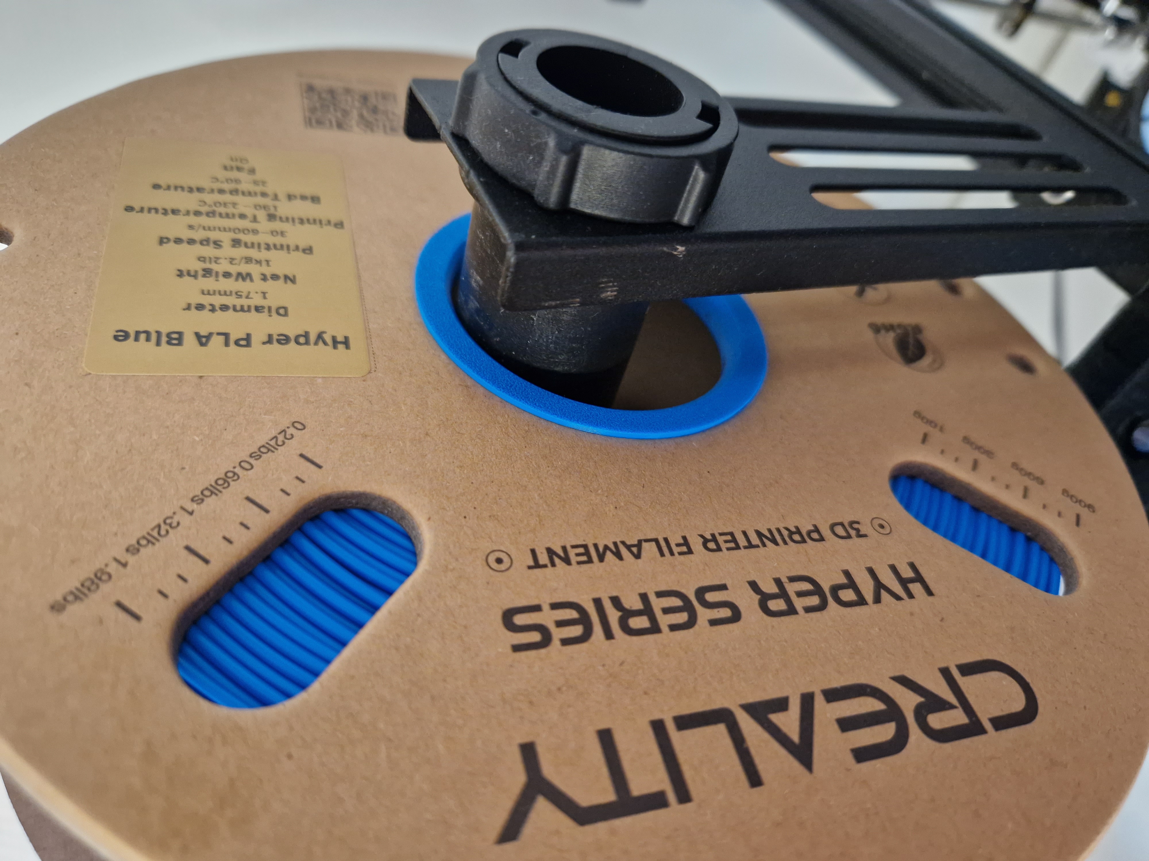 Hyper PLA Filament Rolle Gleitring Spool ring