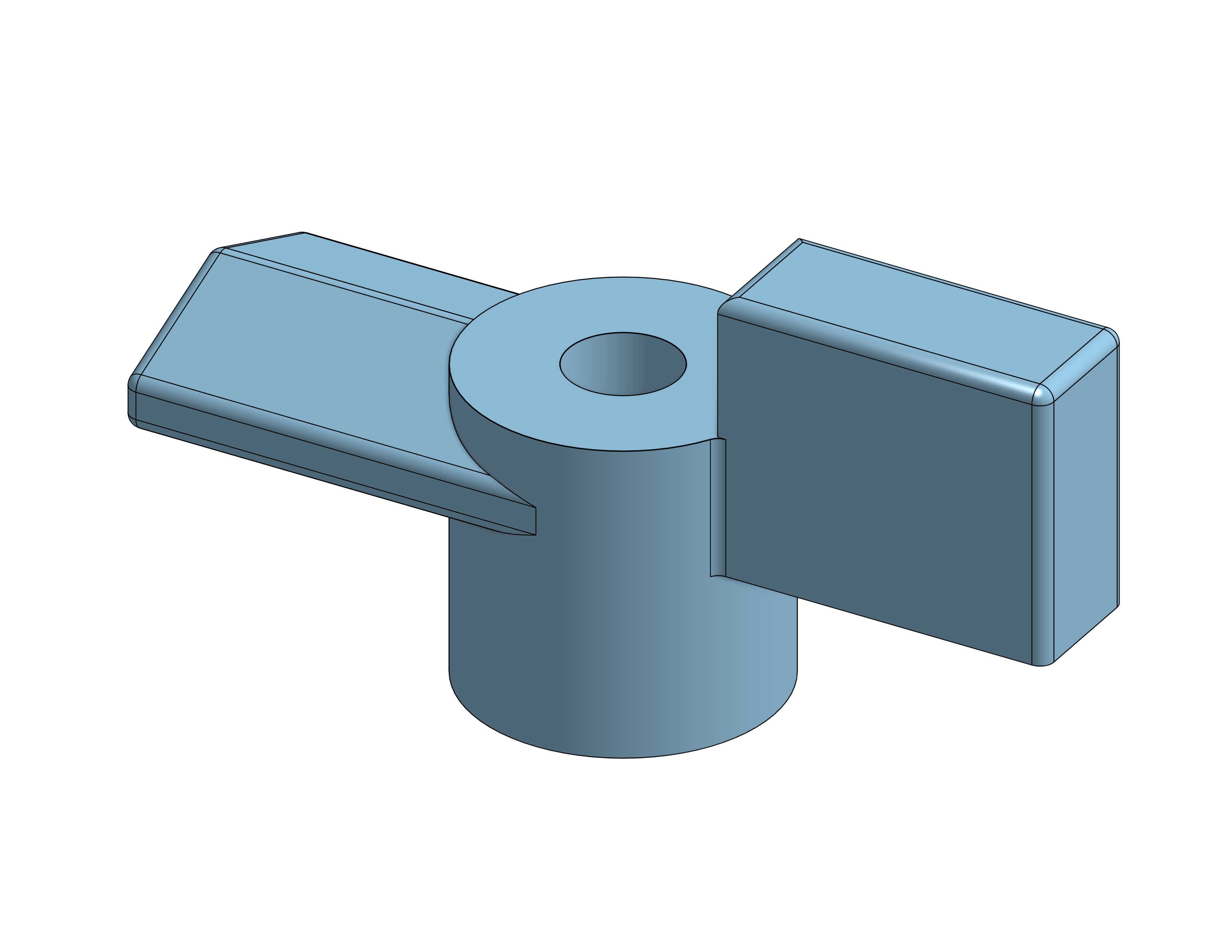 popup camper door twist lock by Jarick Download free STL model