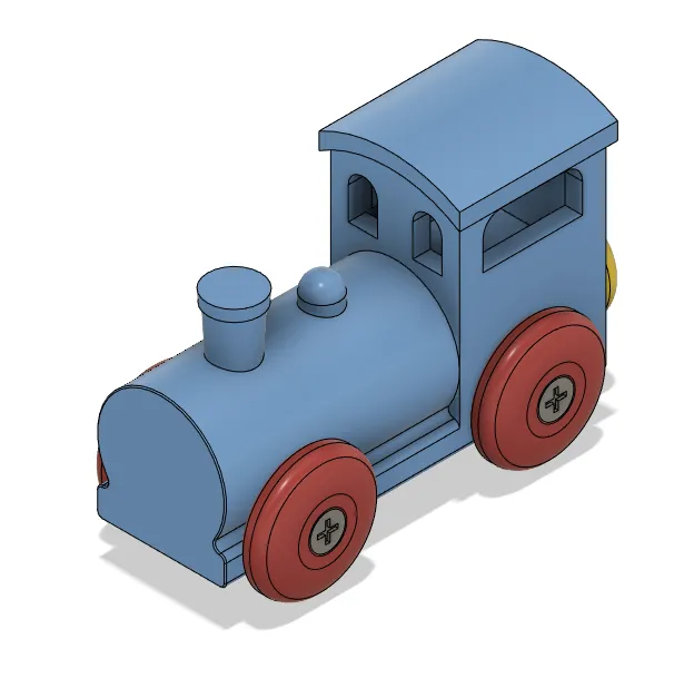 STL file FHT diesel locomotive Toy Train BRIO IKEA compatible 🚂・3D  printing model to download・Cults