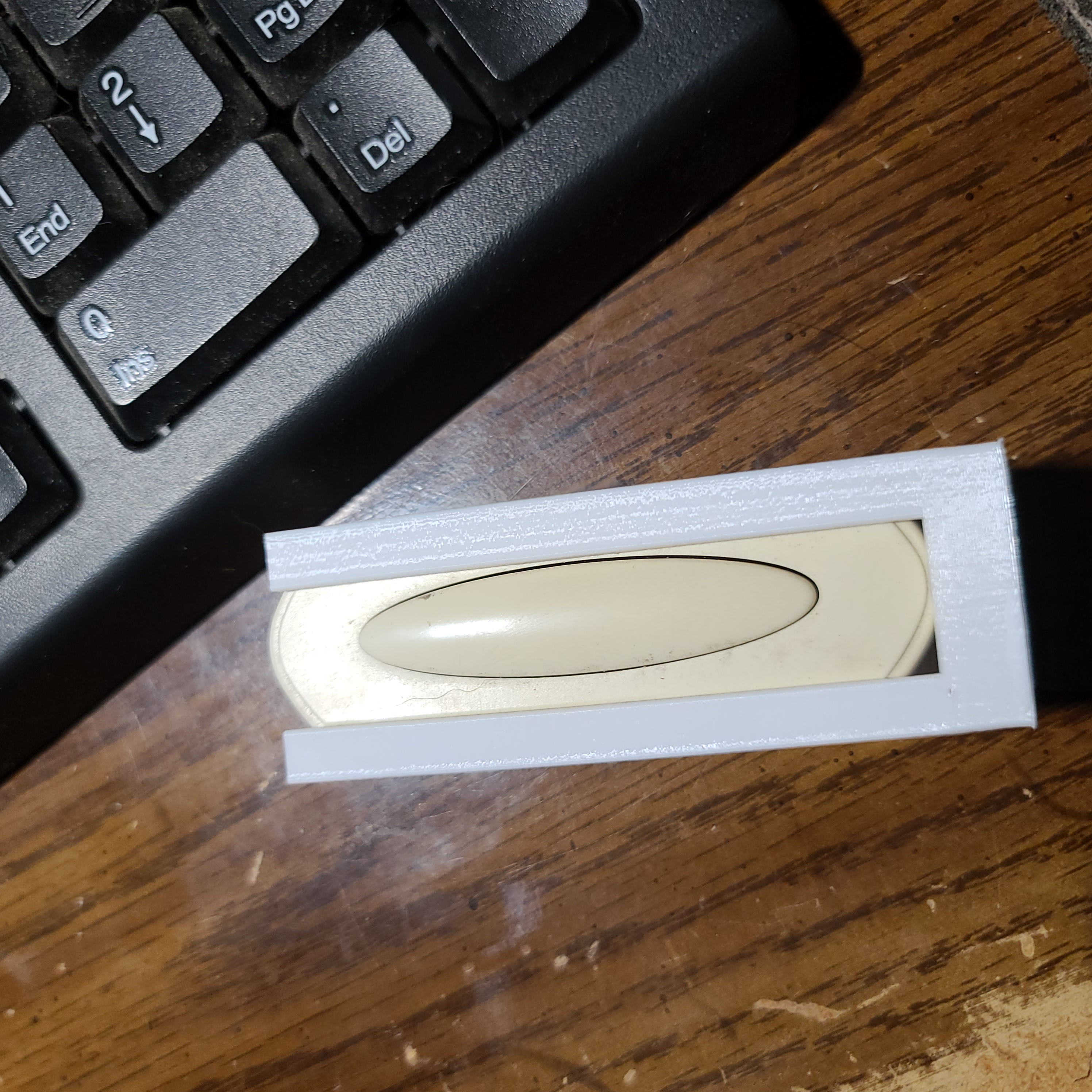 just a simple wireless doorbell button holder..