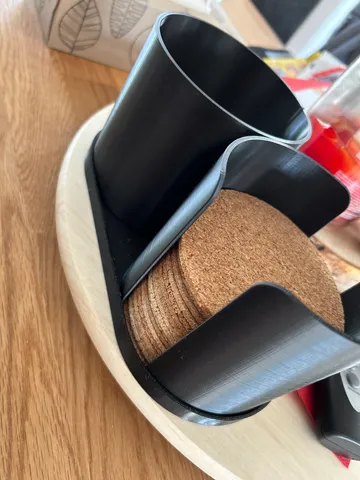 Tischset - Mülleimer/Vase + Ikea Untersetzer-Spender