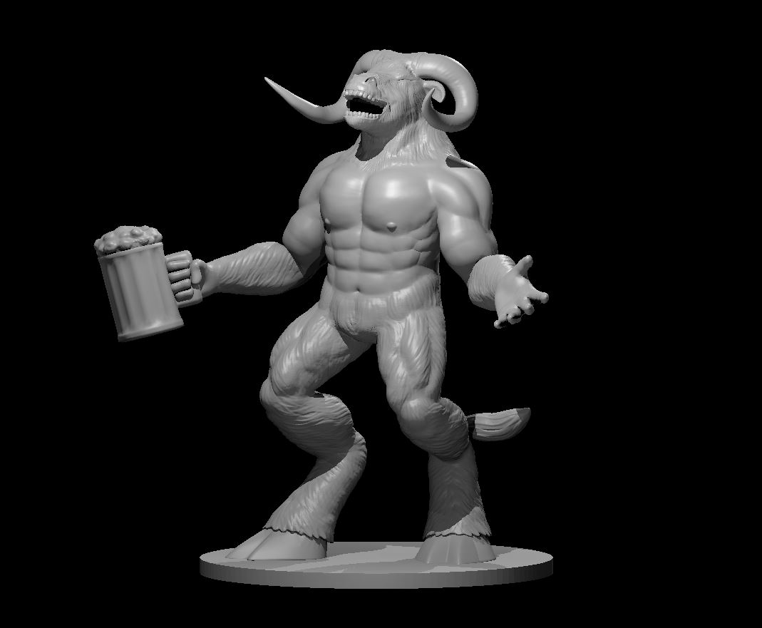 Minotaur Drinking