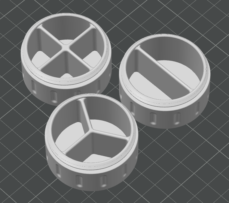 Pill Box with Compartments by gasper3DP Download free STL model