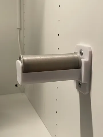 Wall-mounted filament spool holder