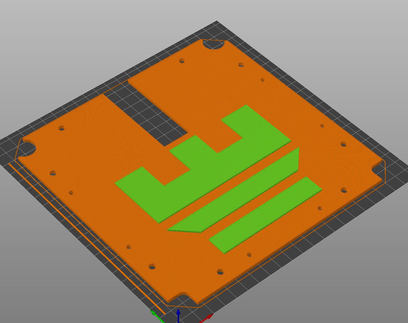 Rook Mk1.1 Bottom Plate by Mount Hobbies Download free STL model