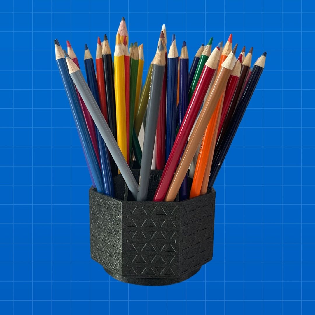 Rotating Desk Organizer by 3D Printing Builds Download free STL model