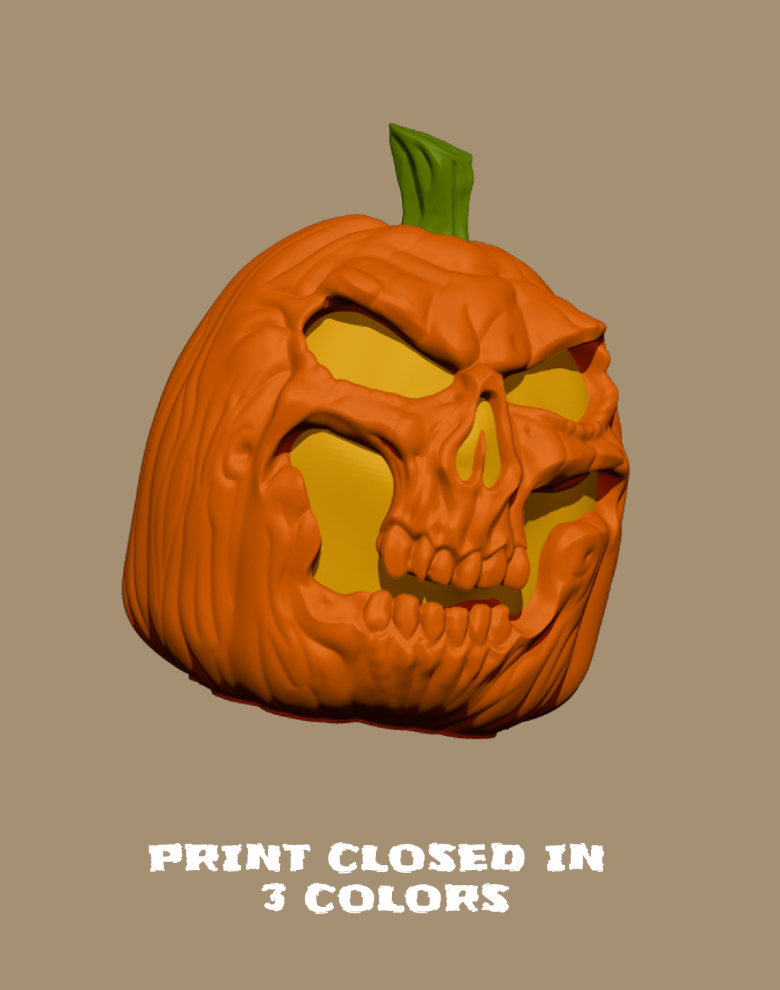 Miniatura 5 do modelo 3D Pumpkin JackOlantern