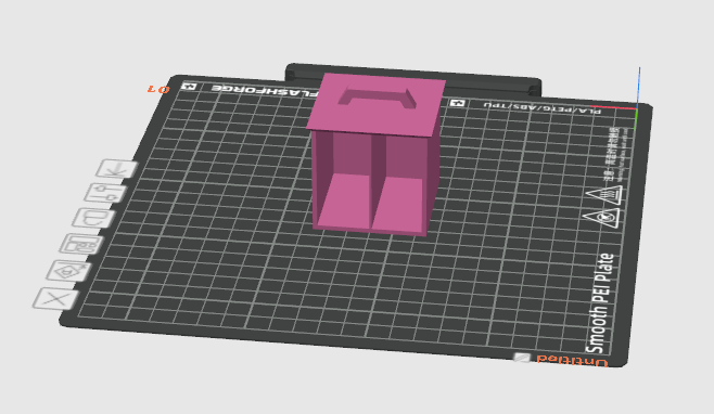 5x5 Drawer with center divider scaled properly to fit