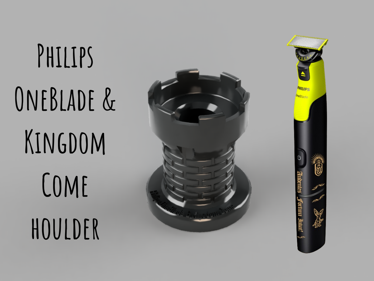Philips OneBlade & Kingdom Come castle houlder