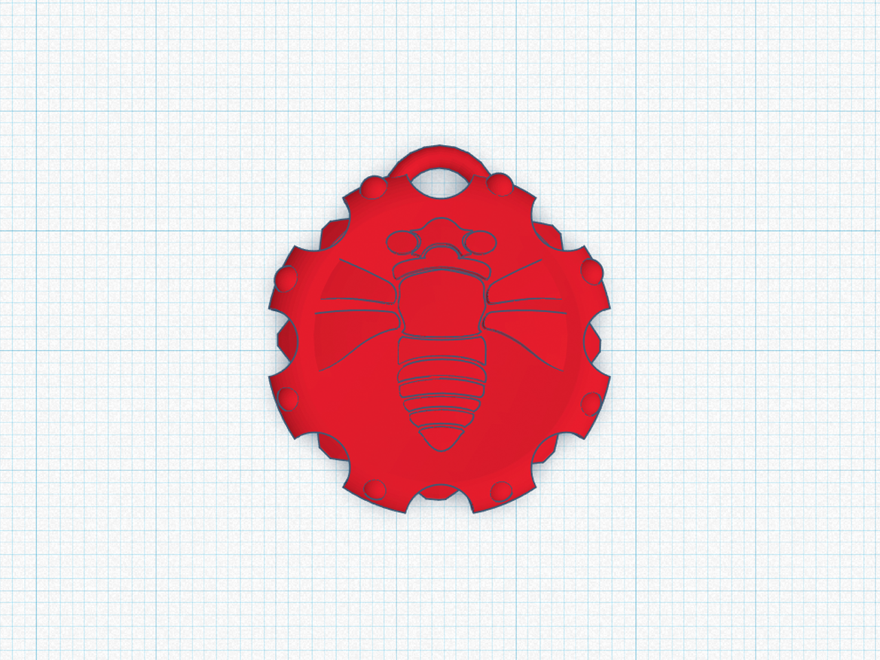 Cicada Crafts Keychain