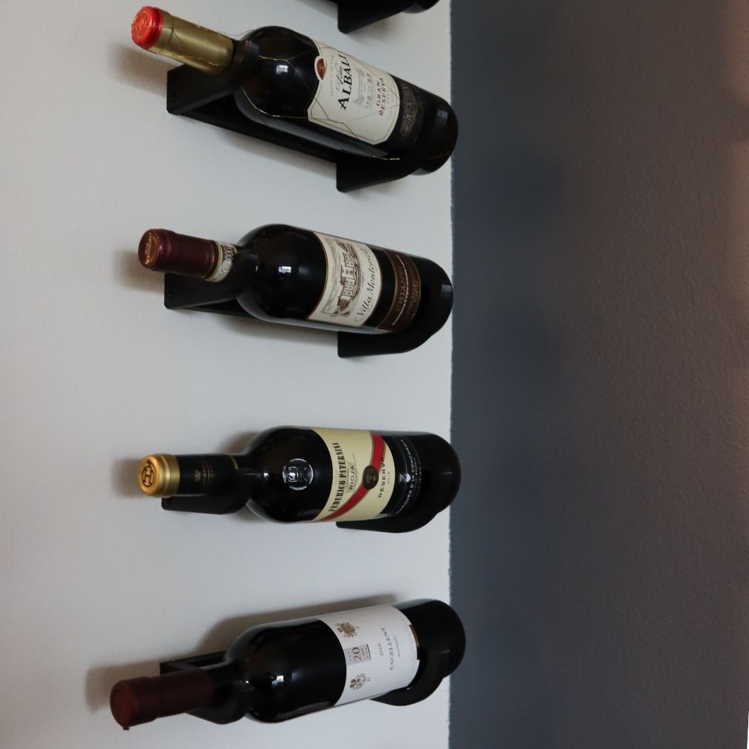 WallMounted Wine Bottle Holder by 3D Printing Builds Download free