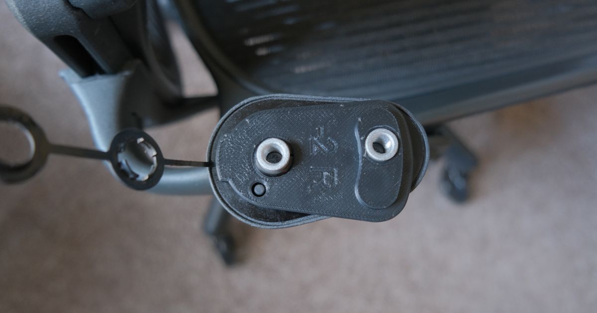 Armrest Lock Herman Miller Aeron by Neumo Download free STL model