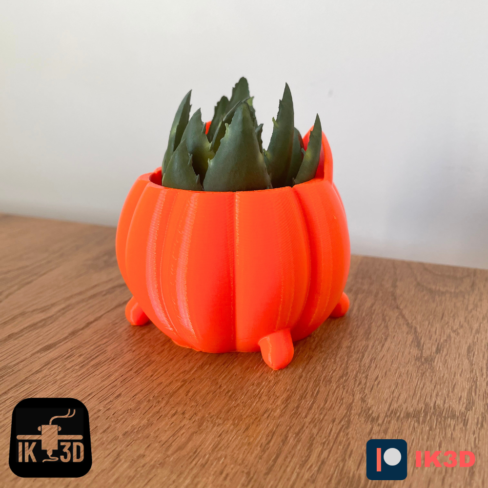 Pusheen Kitten Pumpkin Pot - No Supports By Ik3d 