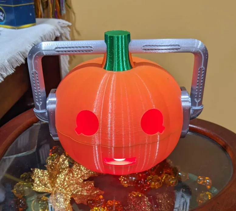 Cyber Pumpkin (Doctor Who Cybermen Inspired) by JonS, Download free STL  model